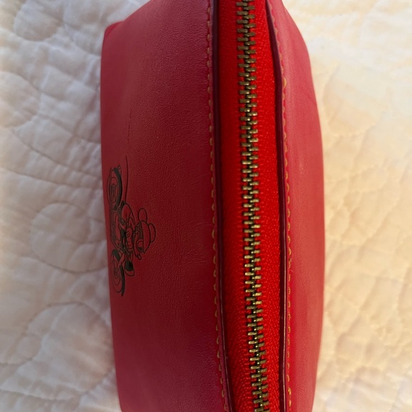 Coach Disney Limited Edition Mickey Motorcycle Cosmetic Pouch EUC - Picture 6 of 9